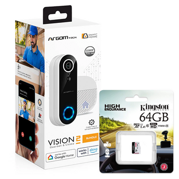 Vision 2 Video Doorbell with Chime Bundle
